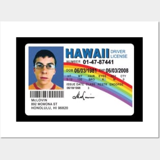 McLovin - Hawaii License Drive Posters and Art